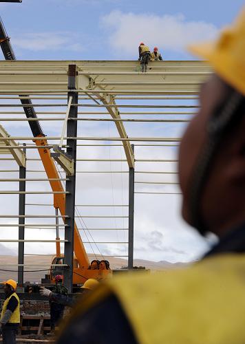 青藏铁路那曲物流中心工程建设完成70% 高原物流枢纽新突破